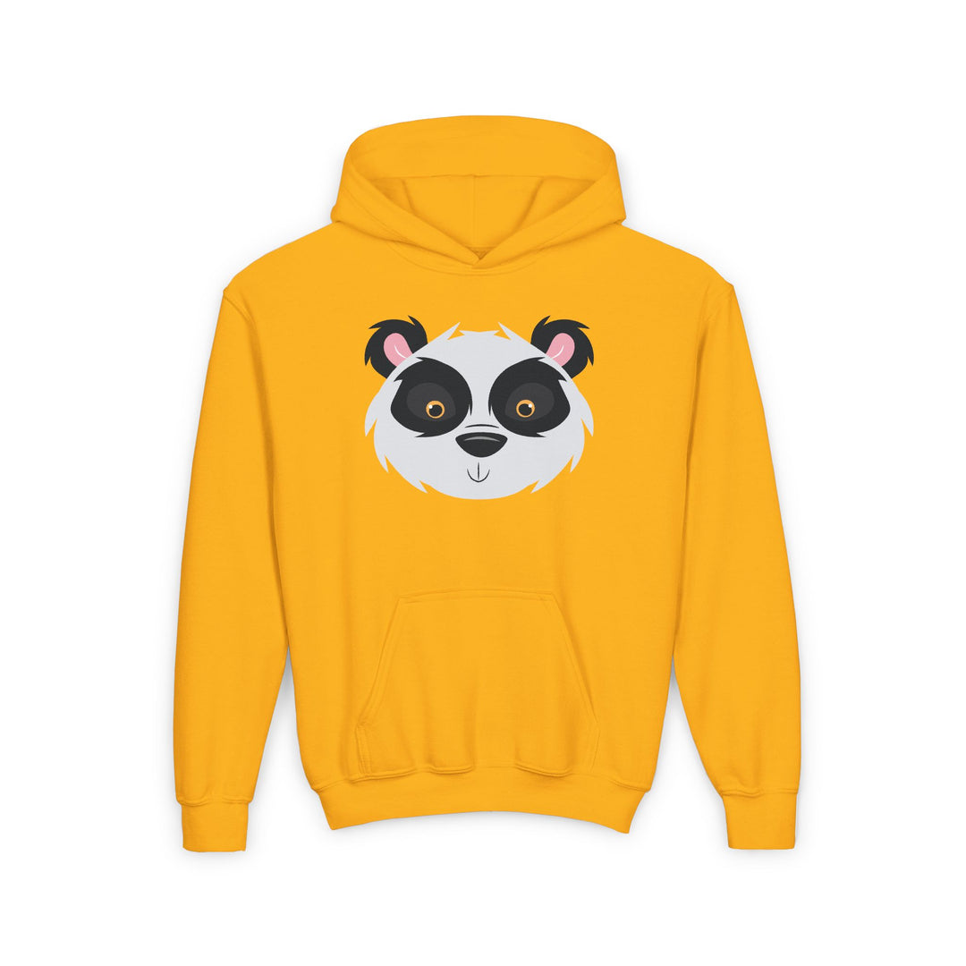 Panda Wild Faces Youth Hooded Sweatshirt