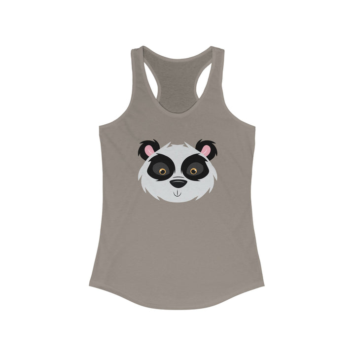 Panda Wild Faces Women's Racerback Athletic Tank