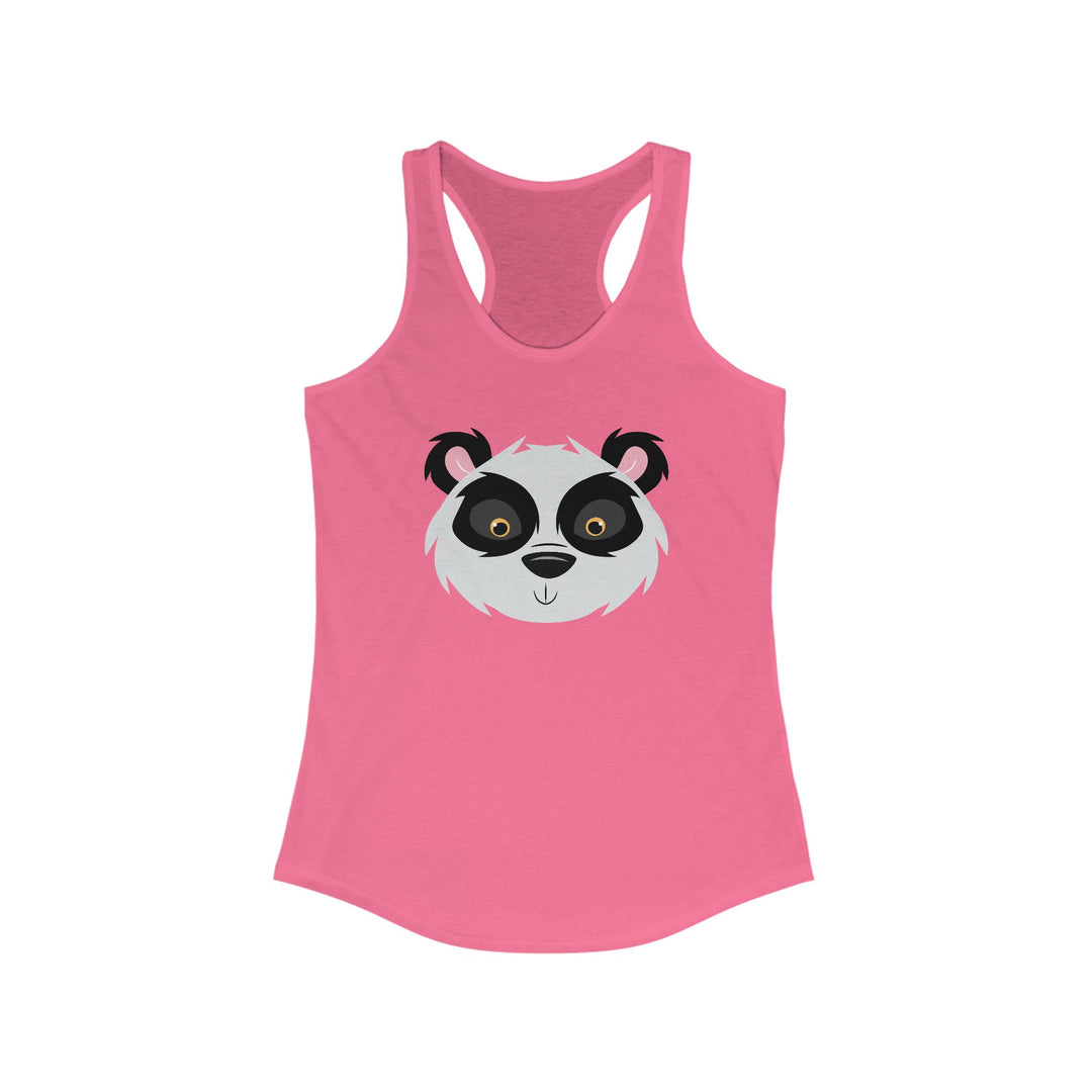 Panda Wild Faces Women's Racerback Athletic Tank