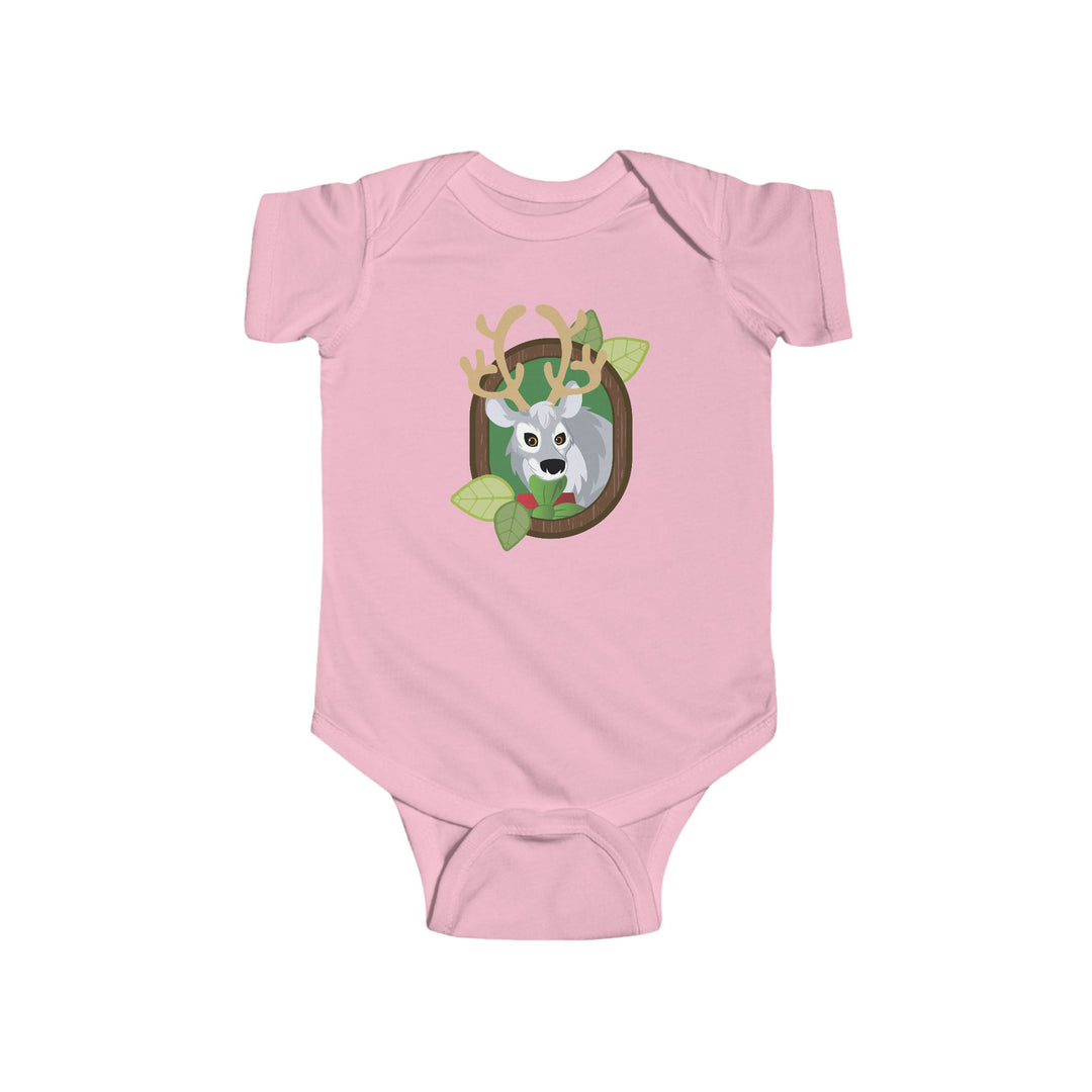 Reindeer Portrait of Nature Soft Baby Onesie