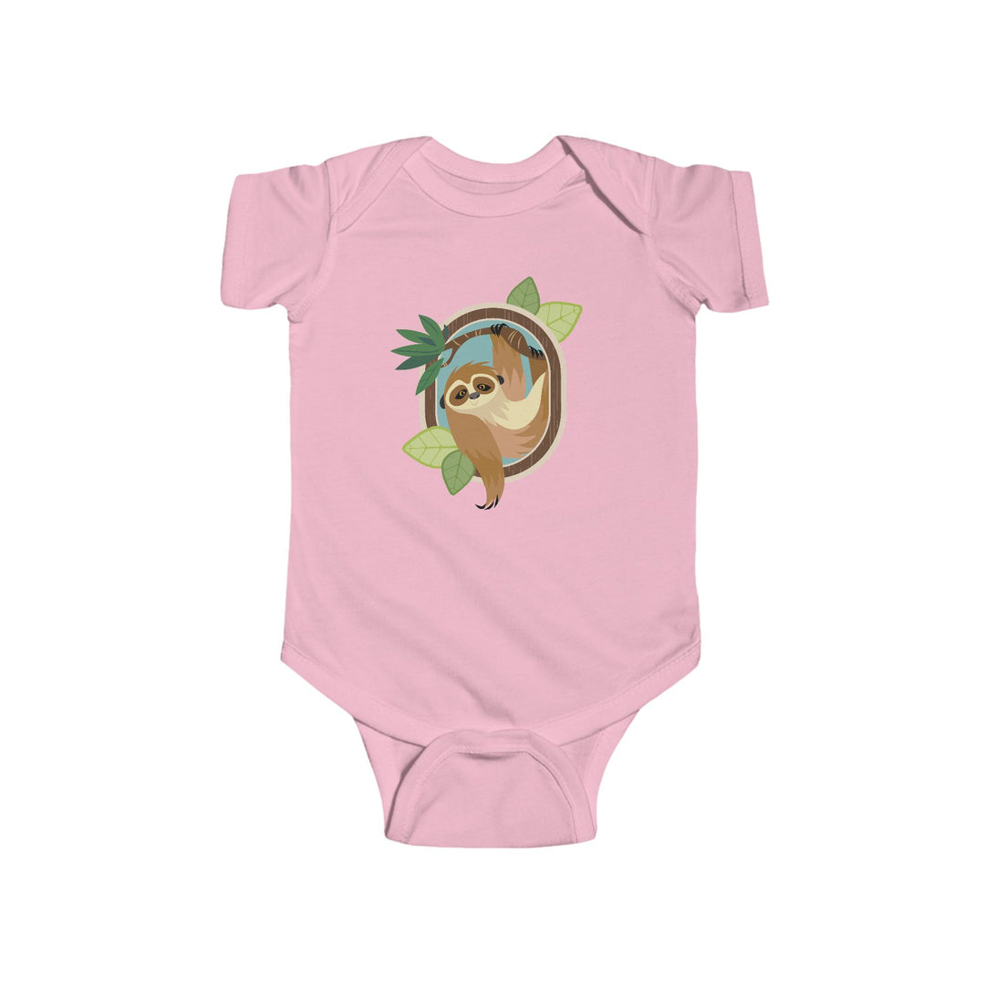 Sloth Portrait of Nature Soft Baby Onesie