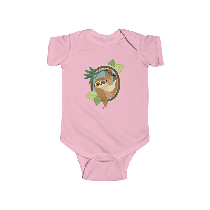 Sloth Portrait of Nature Soft Baby Onesie