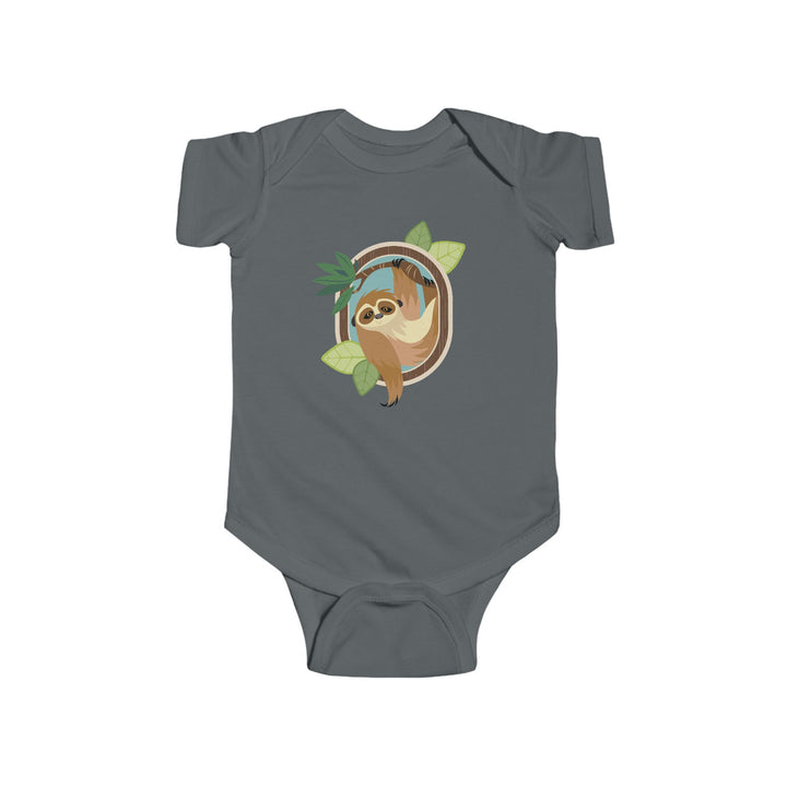 Sloth Portrait of Nature Soft Baby Onesie