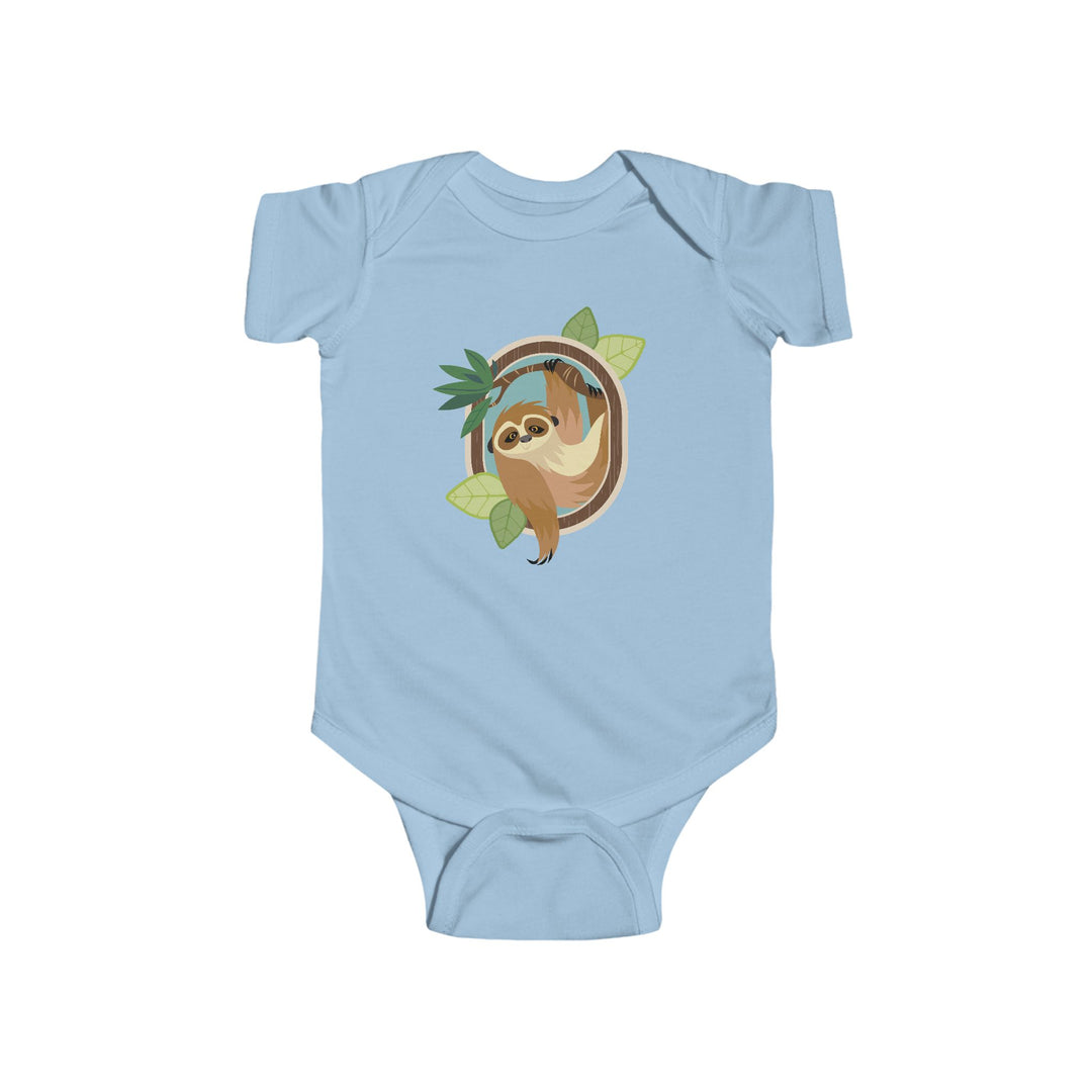 Sloth Portrait of Nature Soft Baby Onesie