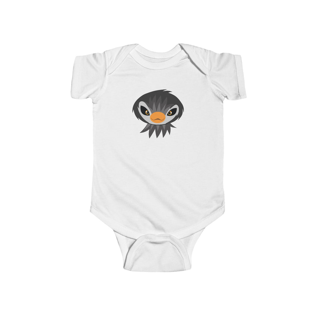 Penguin Wild Faces Soft Baby Bodysuit