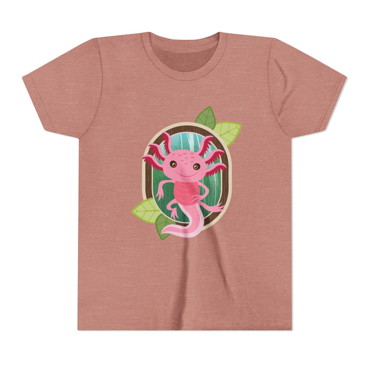 Axolotl Portrait of Nature Youth Soft Shirt