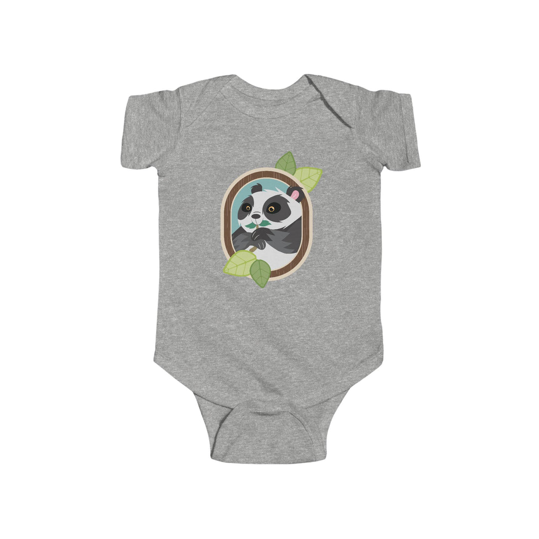 Panda Portrait of Nature Soft Baby Onesie