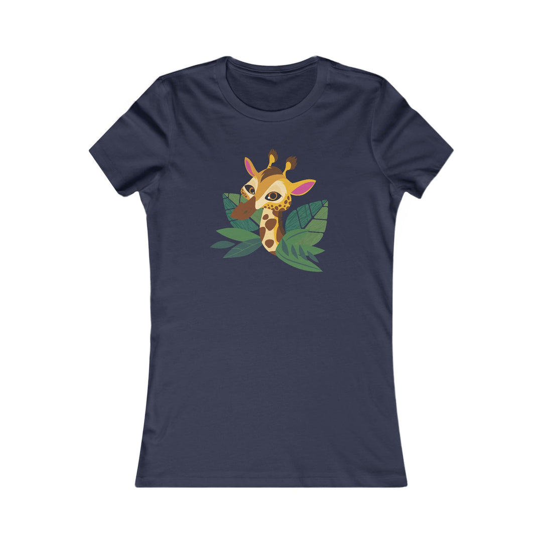 Giraffe Living Wildly Women's Cut Tee