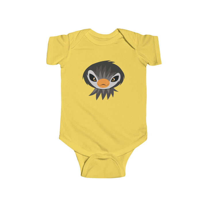 Penguin Wild Faces Soft Baby Onesie