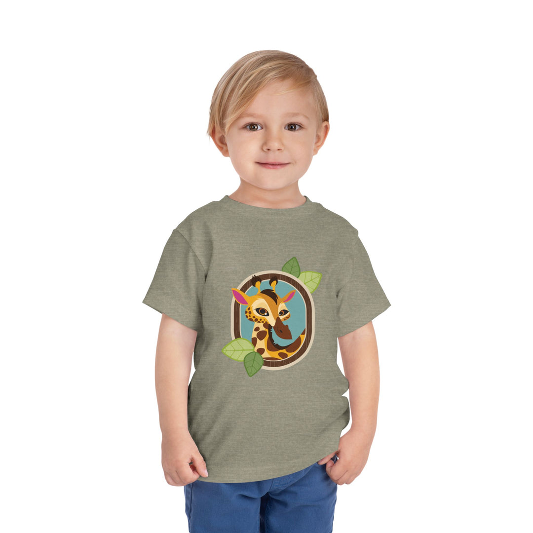 Giraffe Portrait Toddler Soft Shirt