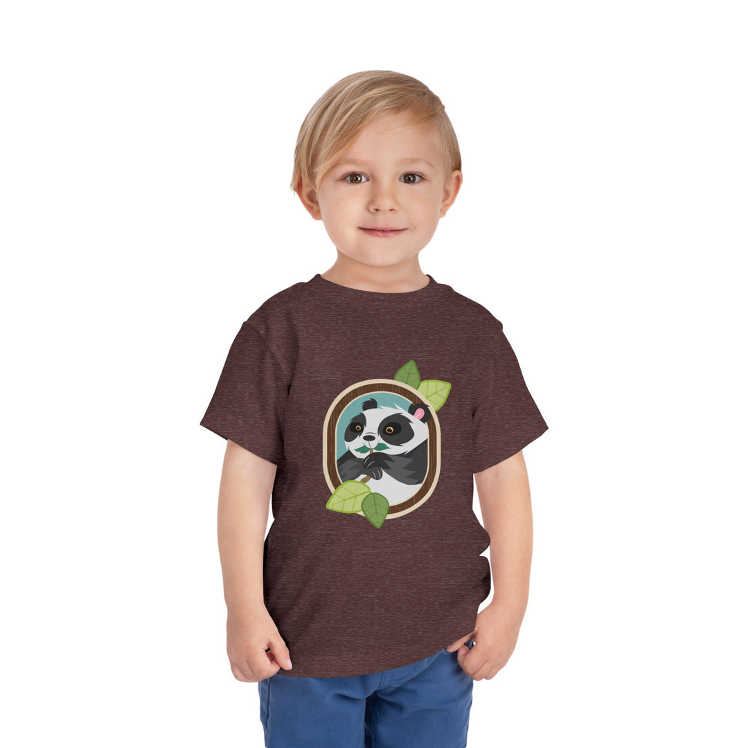 Panda Portrait of Nature Toddler Soft Shirt