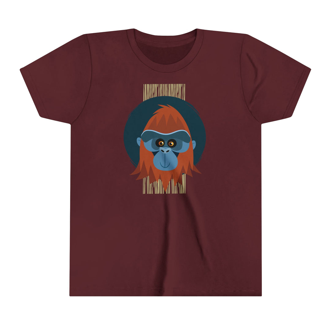 Orangutan Patterns Face Soft Youth Shirt