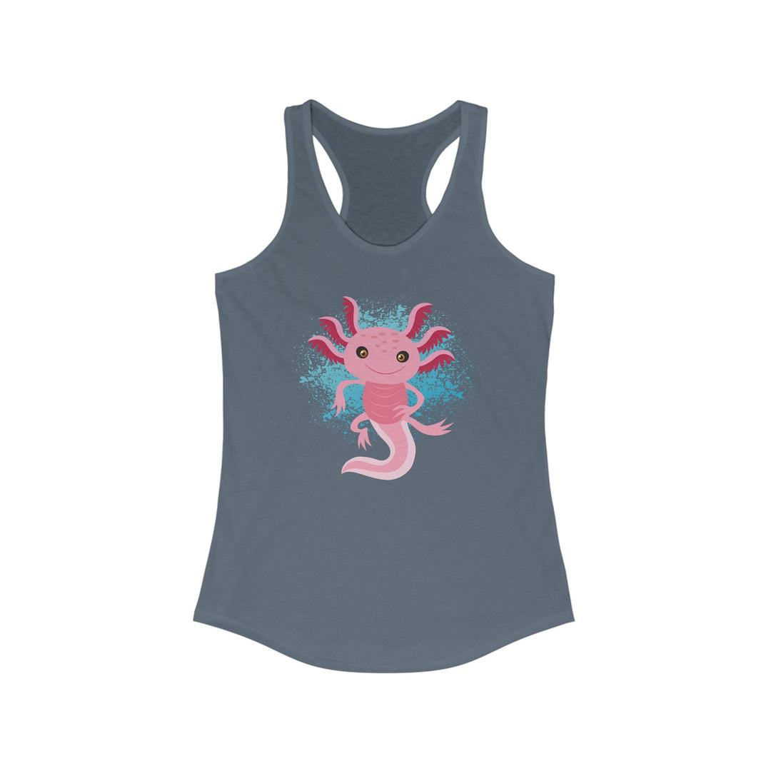 Axolotl Living Wildly Women's Racerback Athletic Tank