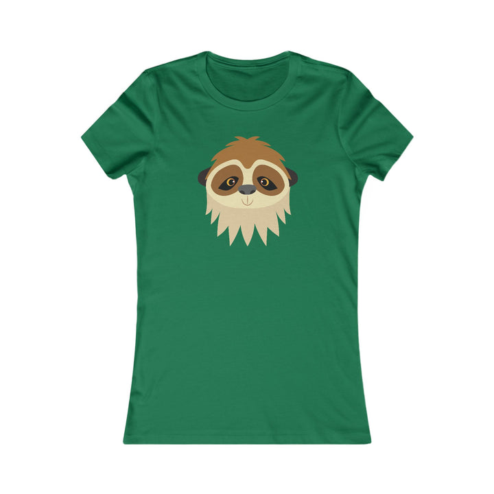 Sloth Wild Faces Women's Cut Tee