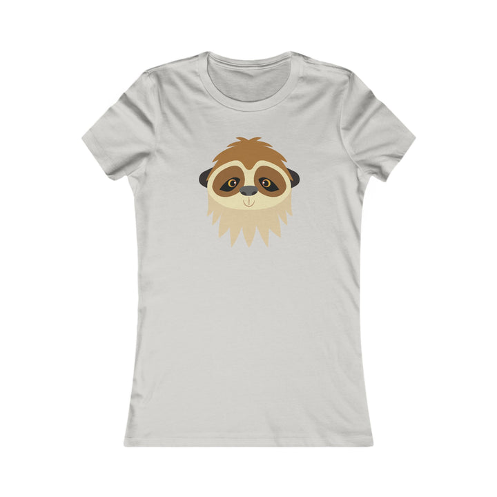 Sloth Wild Faces Women's Cut Tee