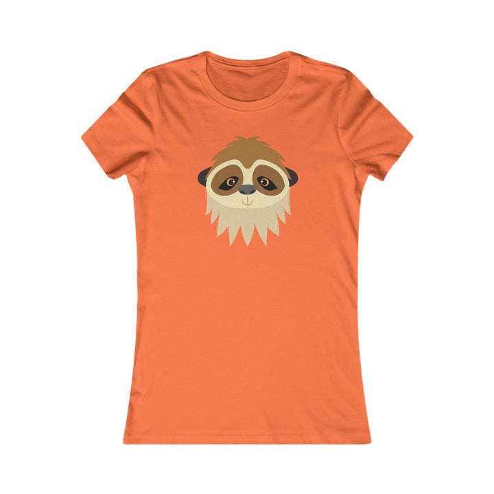 Sloth Wild Faces Women's Cut Tee