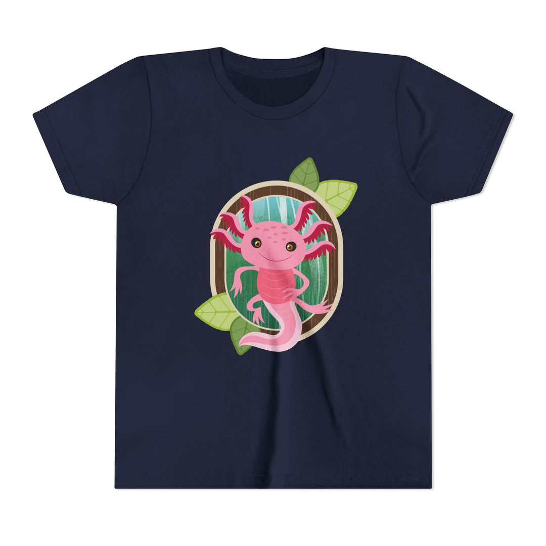 Axolotl Portrait of Nature Youth Soft Shirt