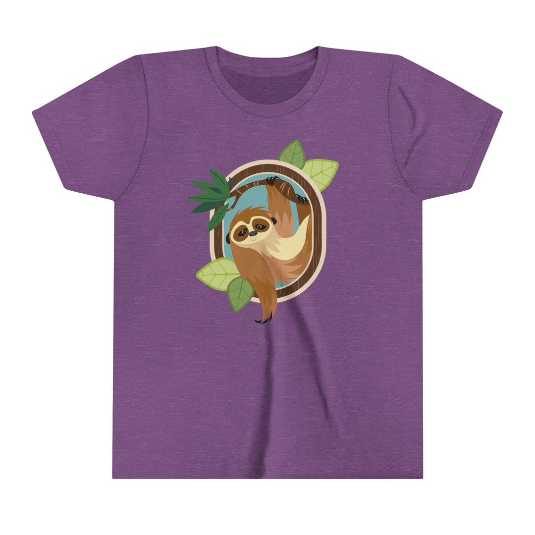 Sloth Portrait of Nature Youth Soft Shirt