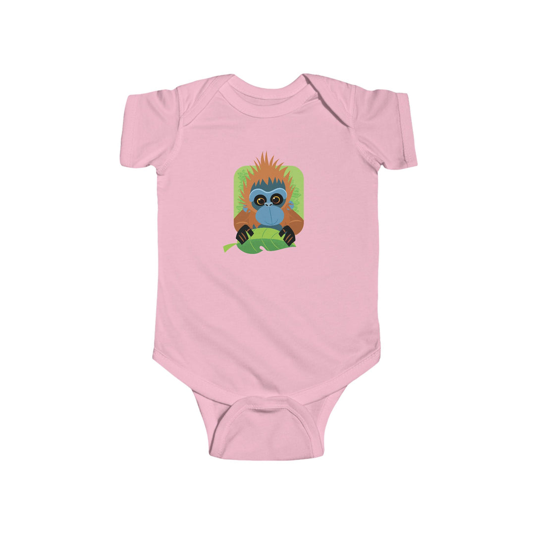 Orangutan In Your Face Soft Baby Bodysuit