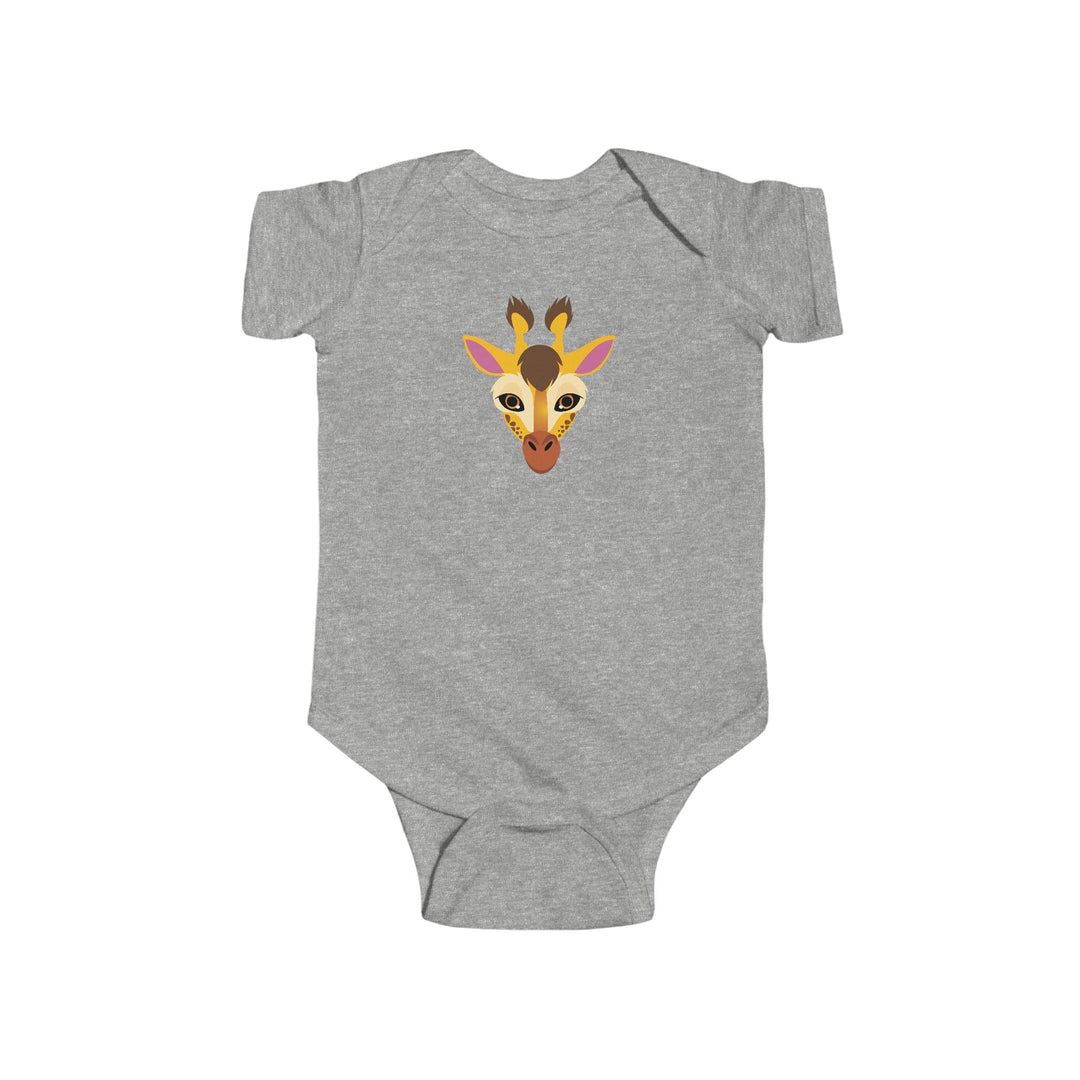Giraffe Wild Faces Soft Baby Bodysuit