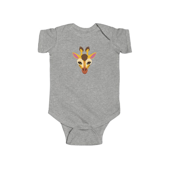 Giraffe Wild Faces Soft Baby Bodysuit