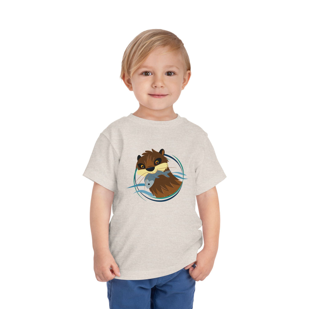 Otter Fishing Soft Shirt - Toddler