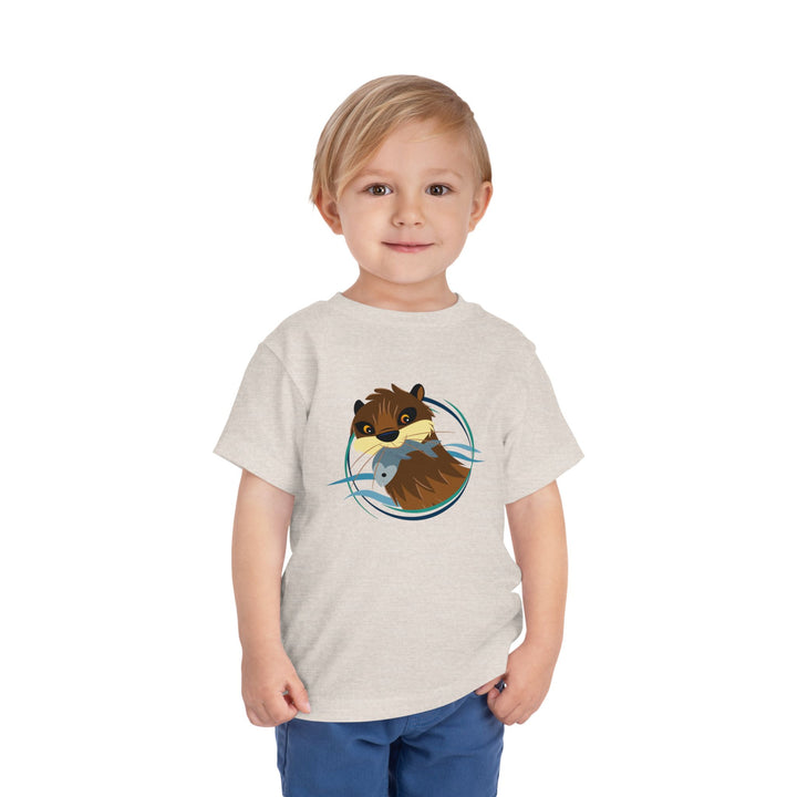 Otter Fishing Soft Shirt - Toddler