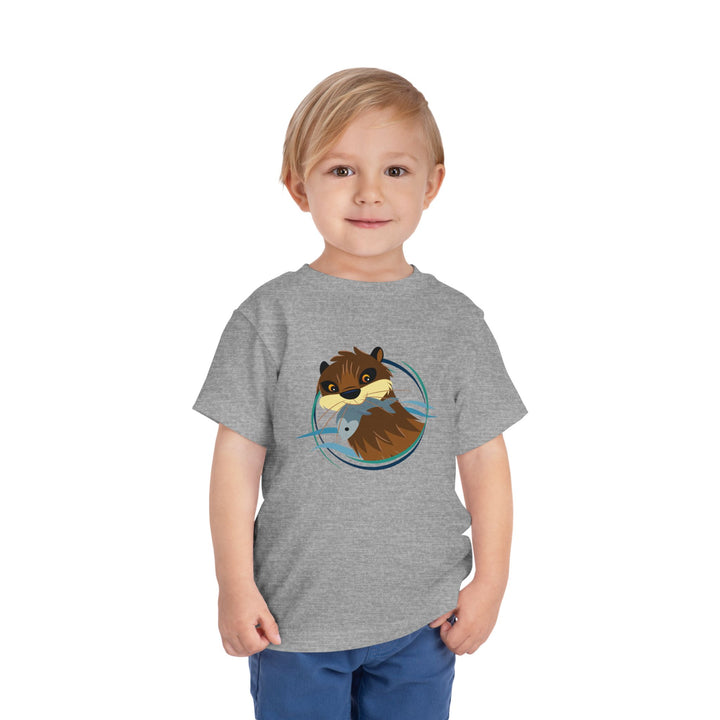 Otter Fishing Soft Shirt - Toddler