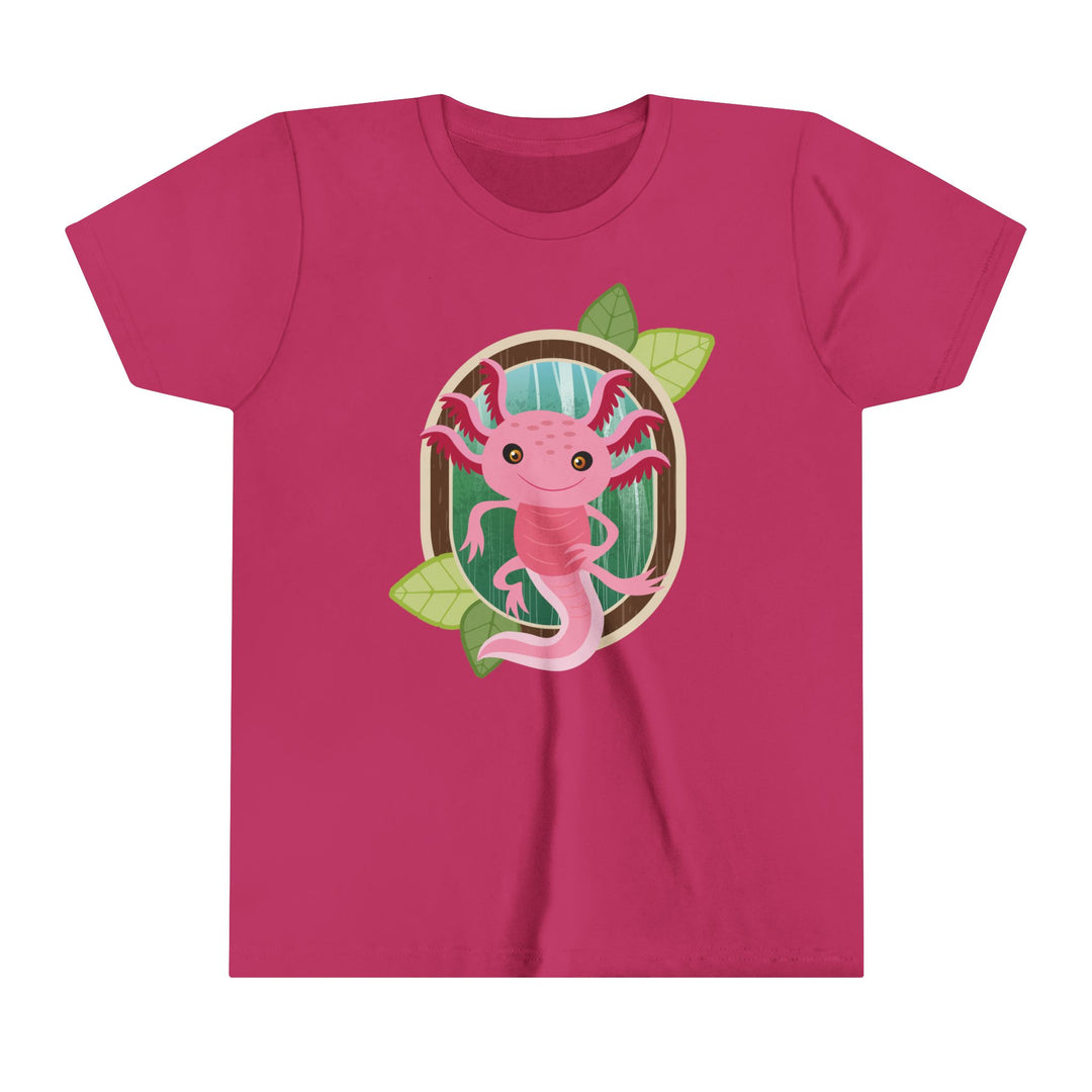 Axolotl Portrait of Nature Youth Soft Shirt