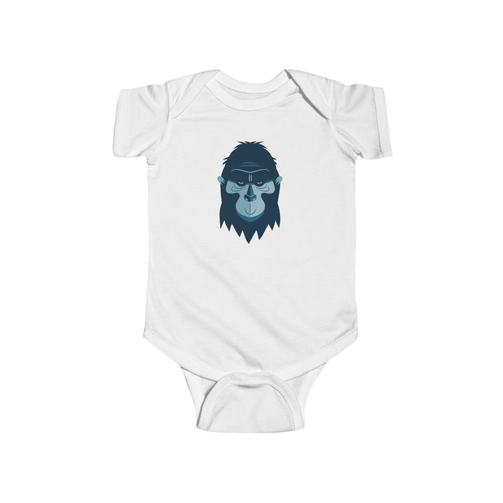 Gorilla Wild Faces Soft Baby Onesie