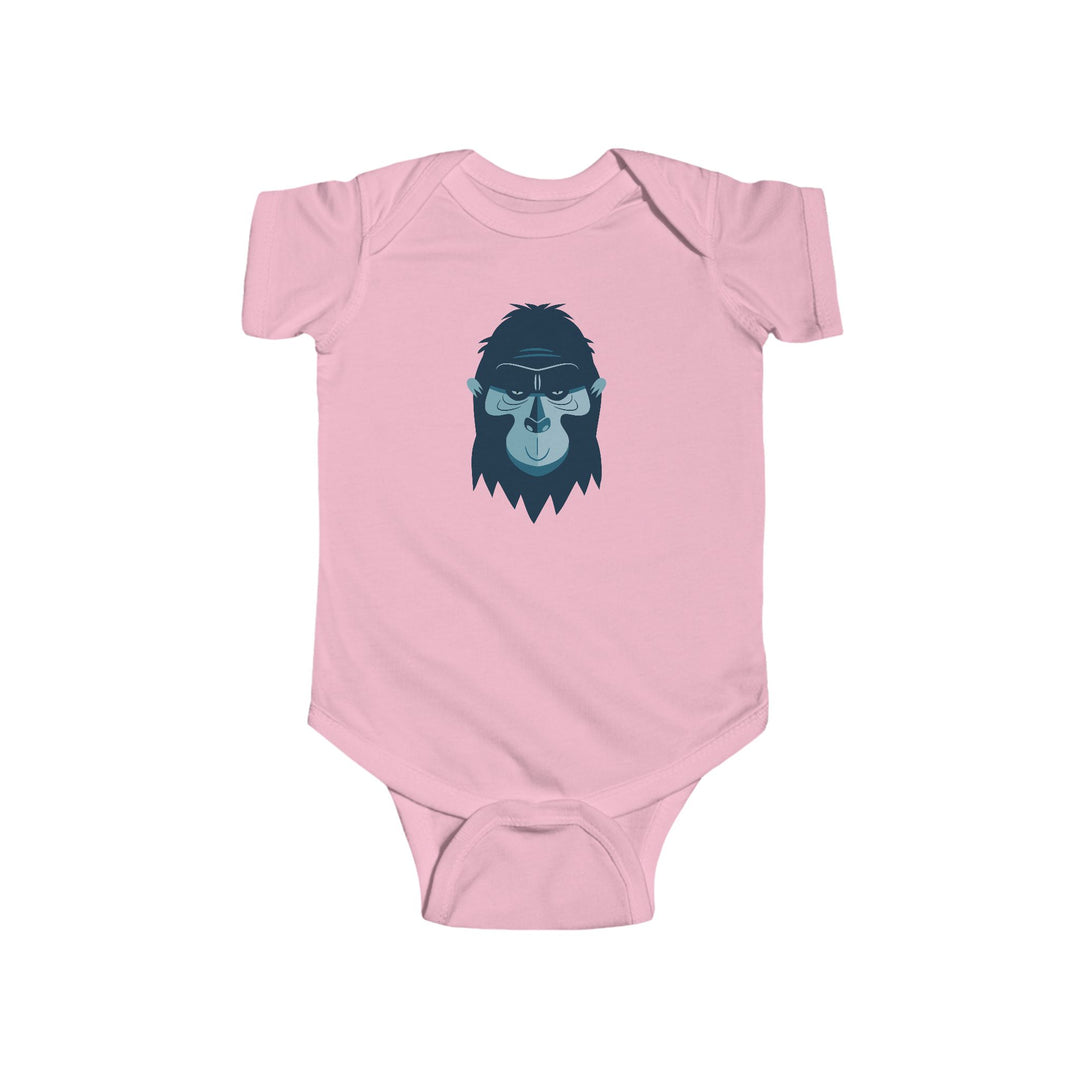 Gorilla Wild Faces Soft Baby Onesie