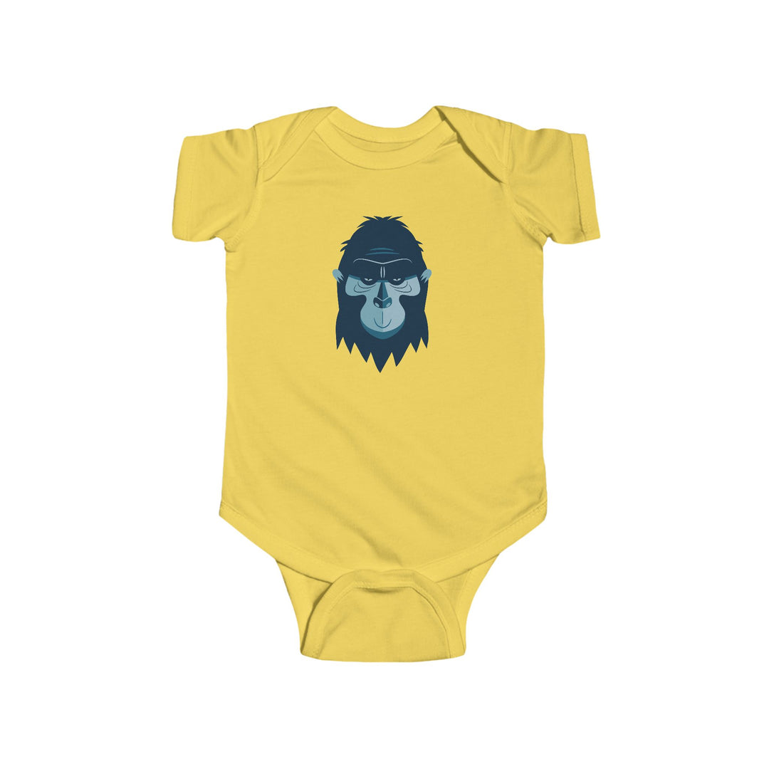 Gorilla Wild Faces Soft Baby Onesie