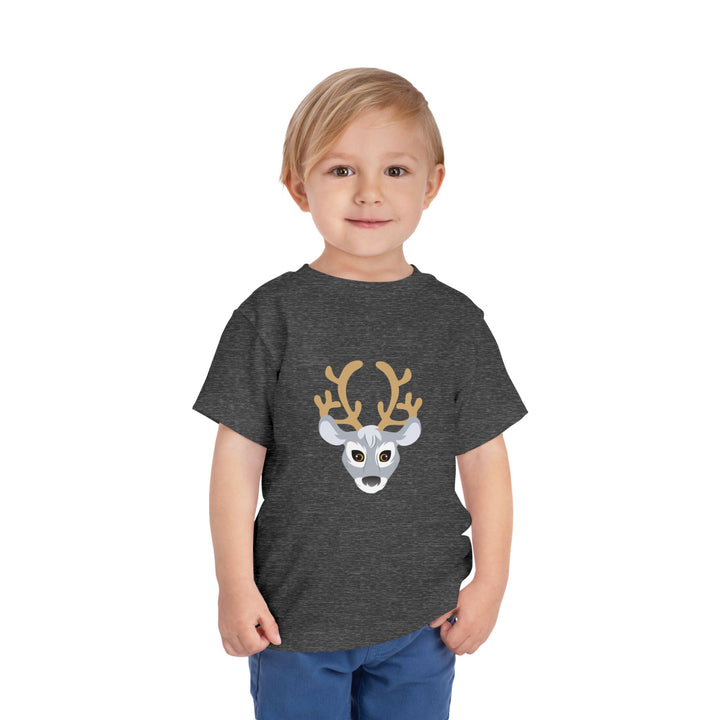 Reindeer Wild Faces Toddler Soft Shirt