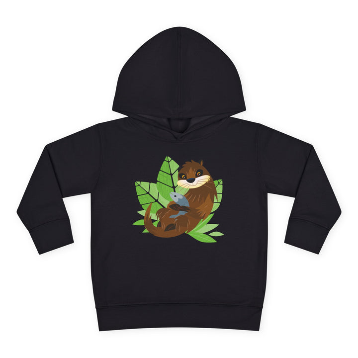 Otter Living Wildly Toddler Pullover Fleece Hoodie