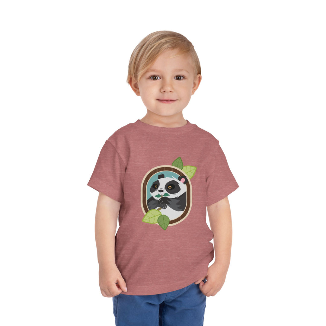 Panda Portrait of Nature Toddler Soft Shirt