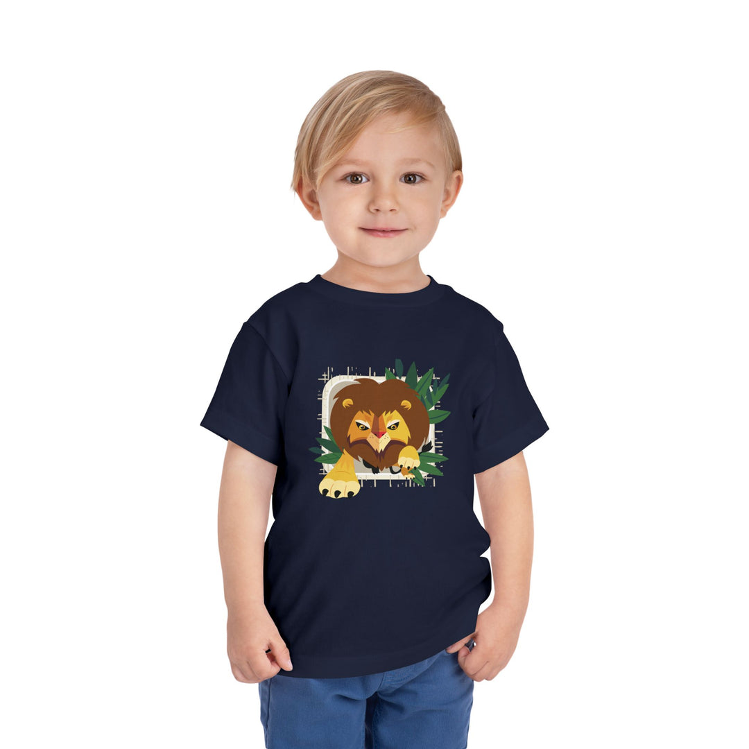 Lion In Your Face Toddler Soft Shirt