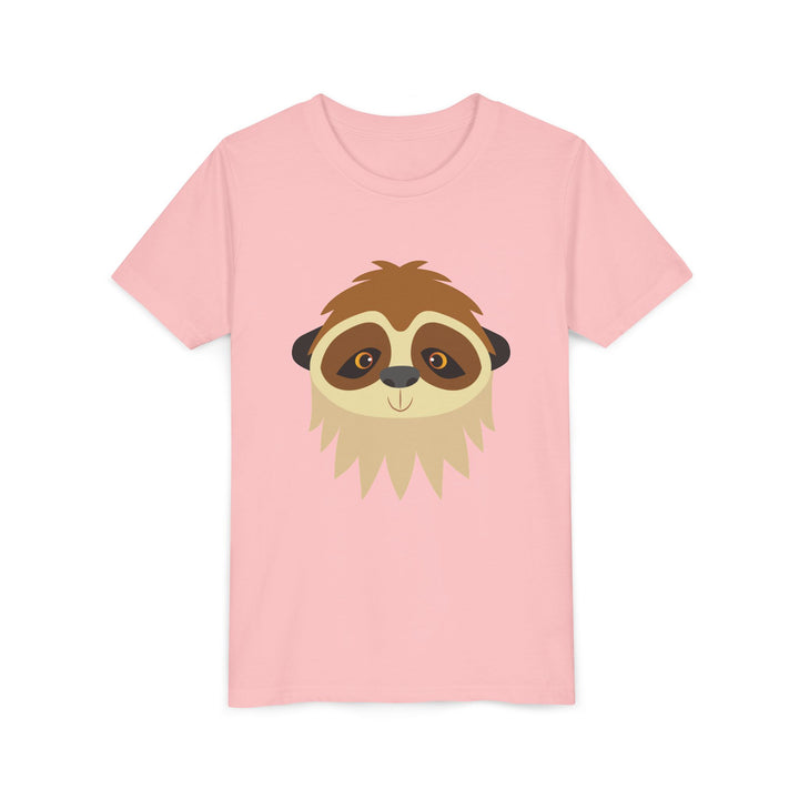 Sloth Wild Faces Youth Soft Shirt