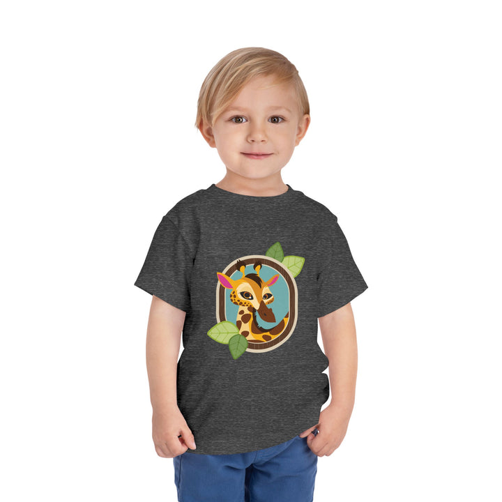 Giraffe Portrait Soft Shirt - Toddler