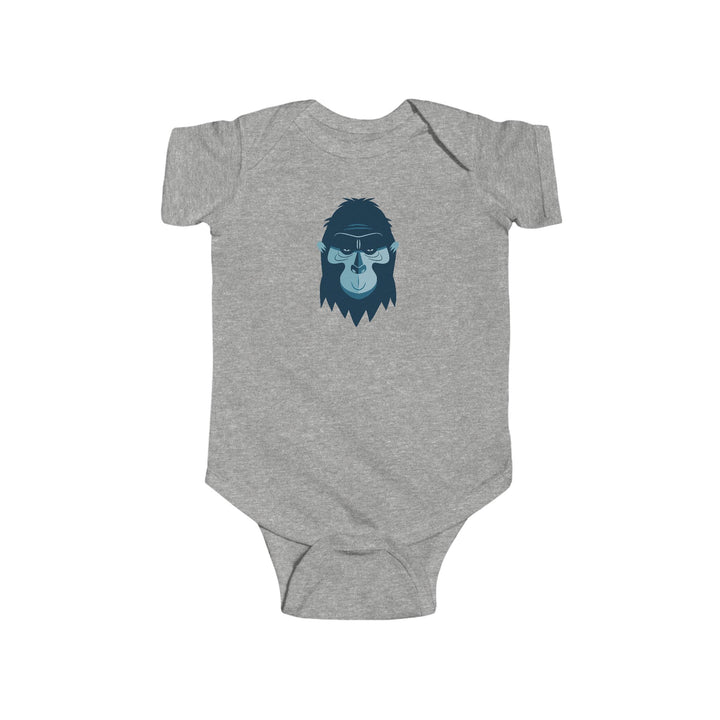 Gorilla Wild Faces Soft Baby Bodysuit