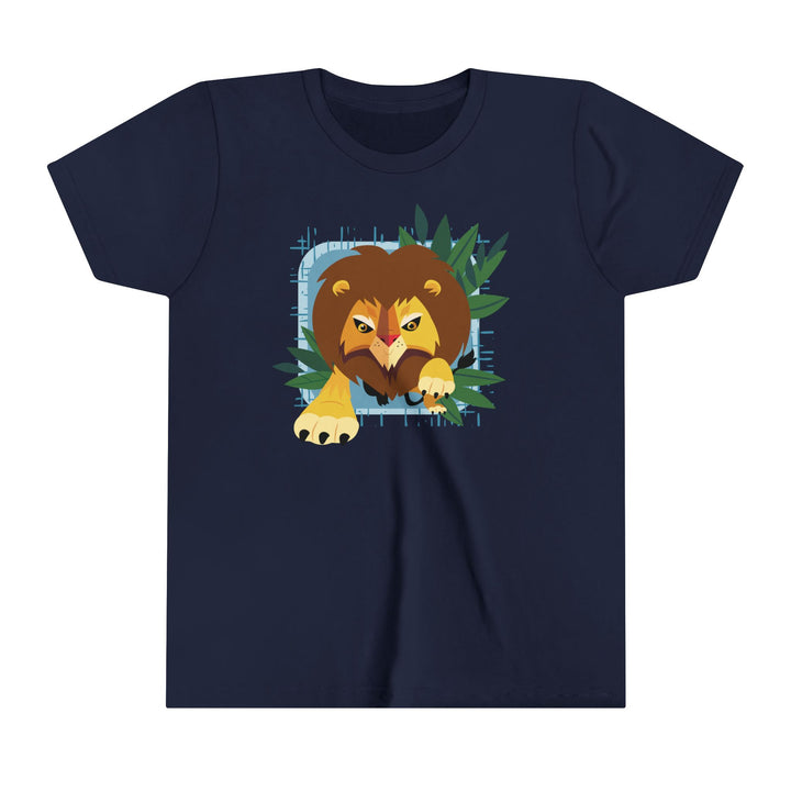 Lion In Your Face Youth Soft Shirt