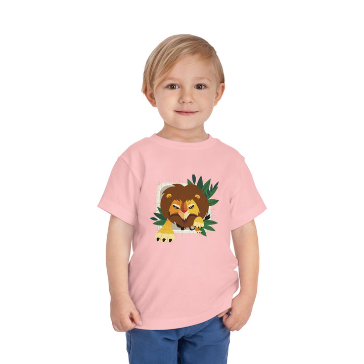 Lion In Your Face Toddler Soft Shirt