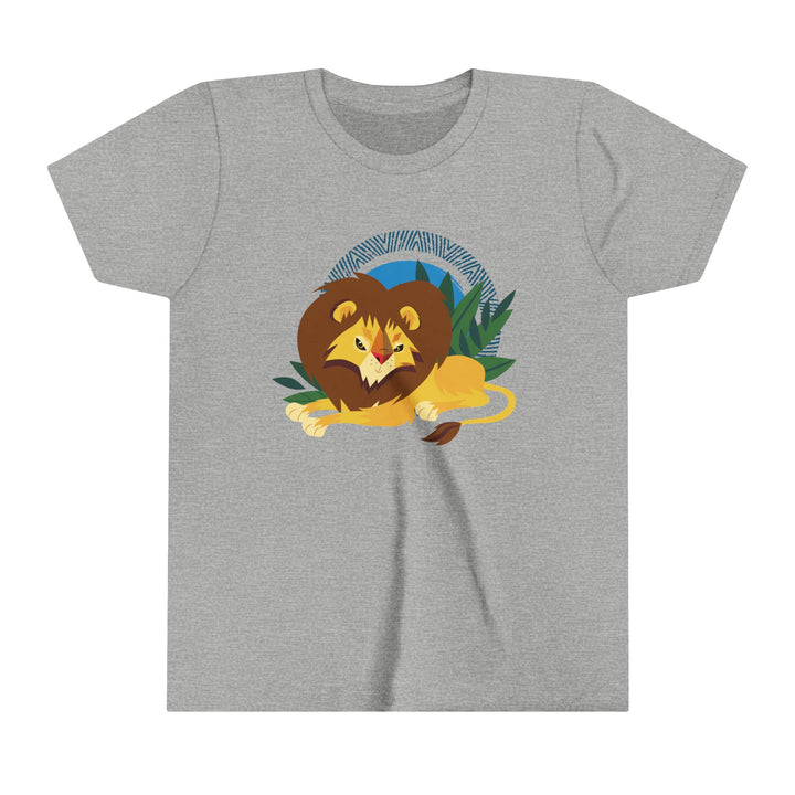 Lion Lounging Halo Youth Soft Shirt