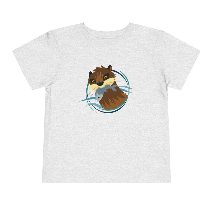 Otter Fishing Toddler Soft Shirt