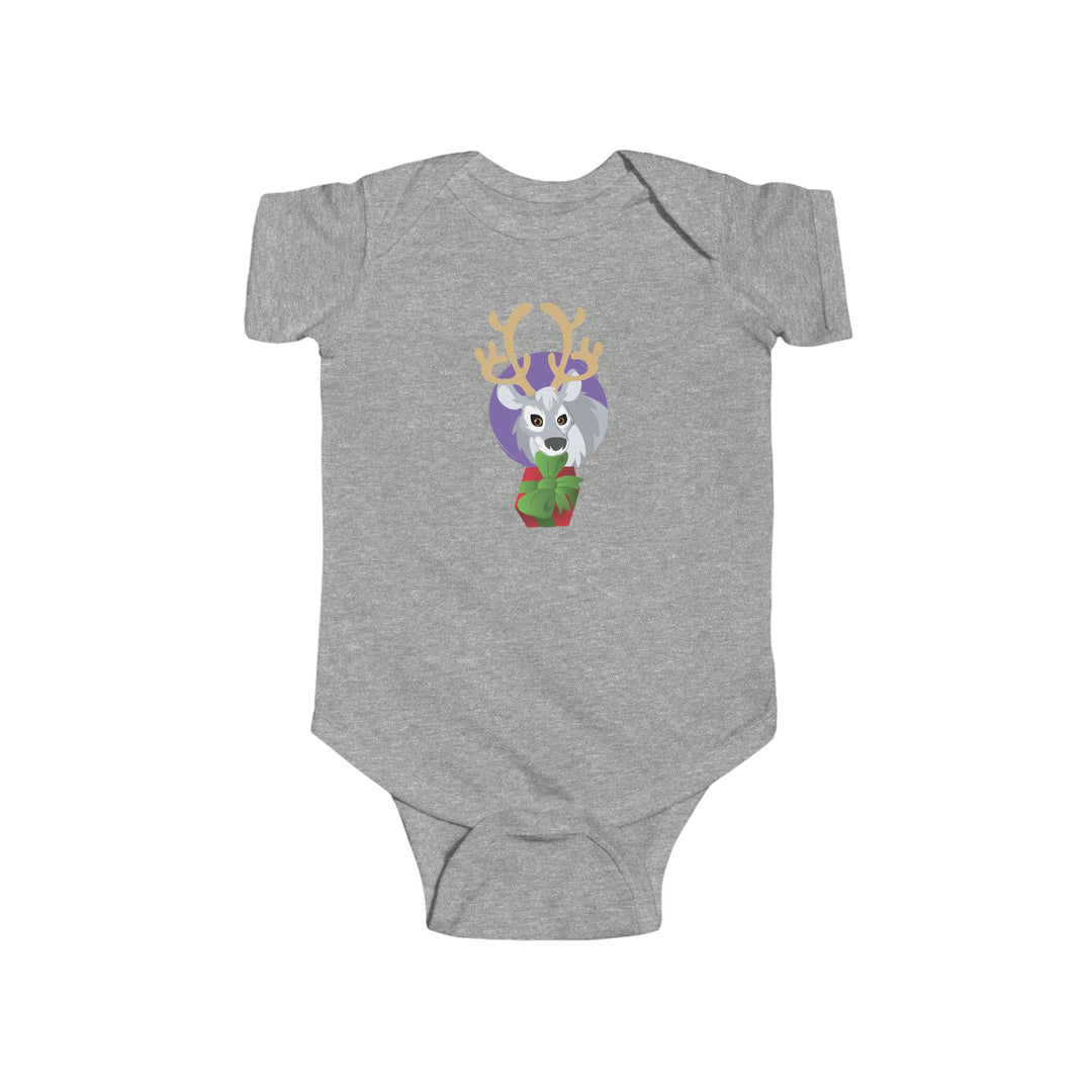 Reindeer Wild Faces Soft Baby Bodysuit