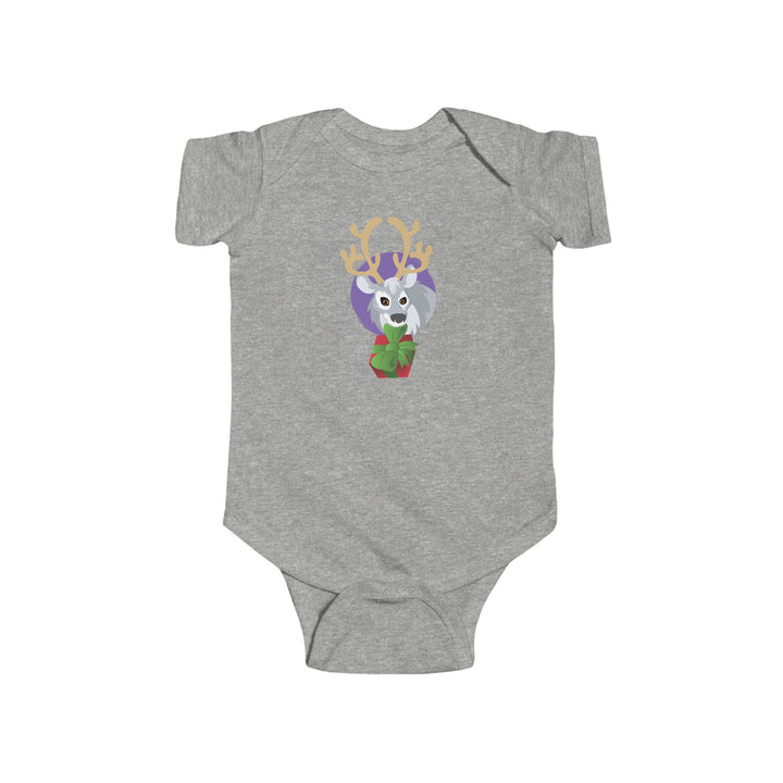 Reindeer Wild Faces Soft Baby Bodysuit