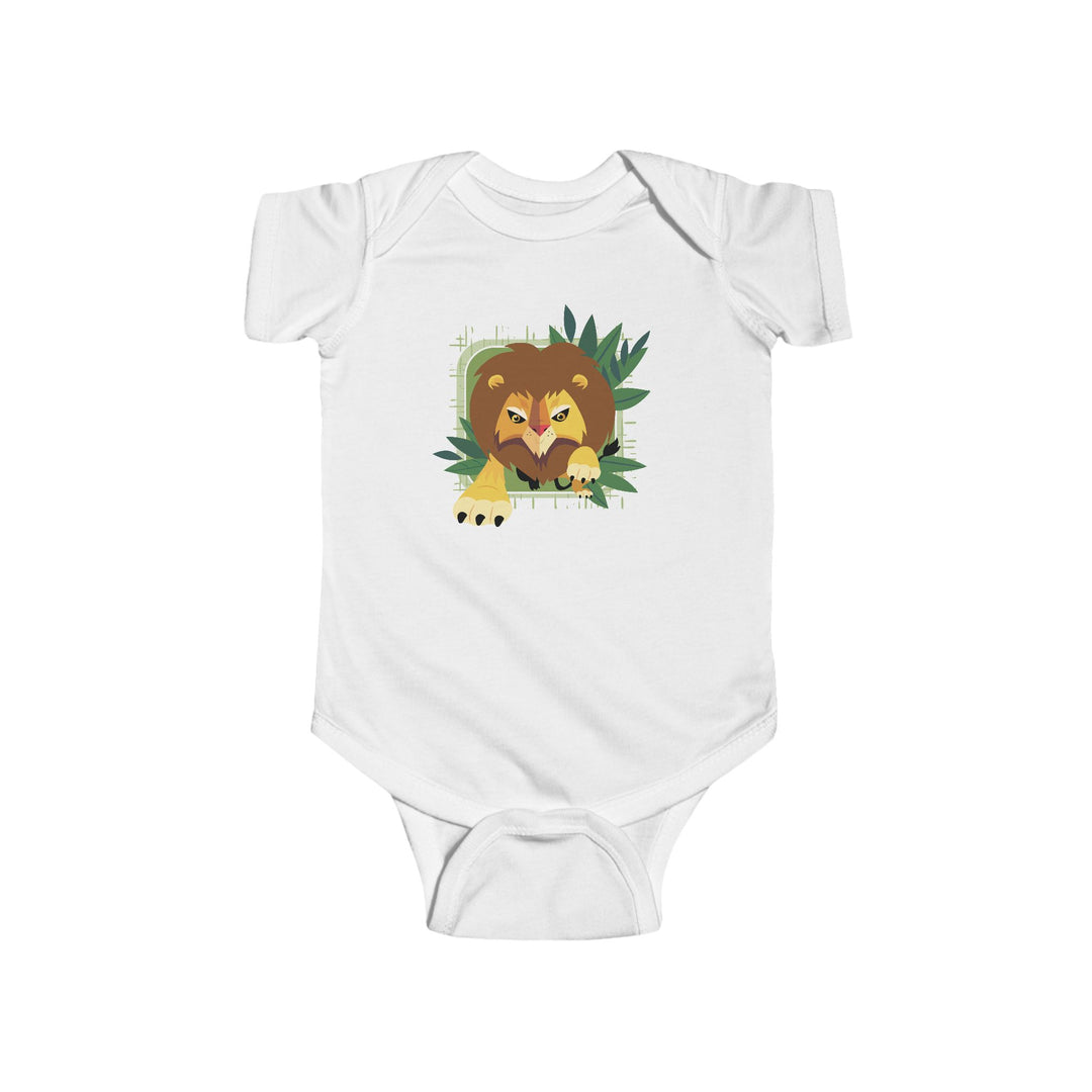 Lion In Your Face Soft Baby Onesie