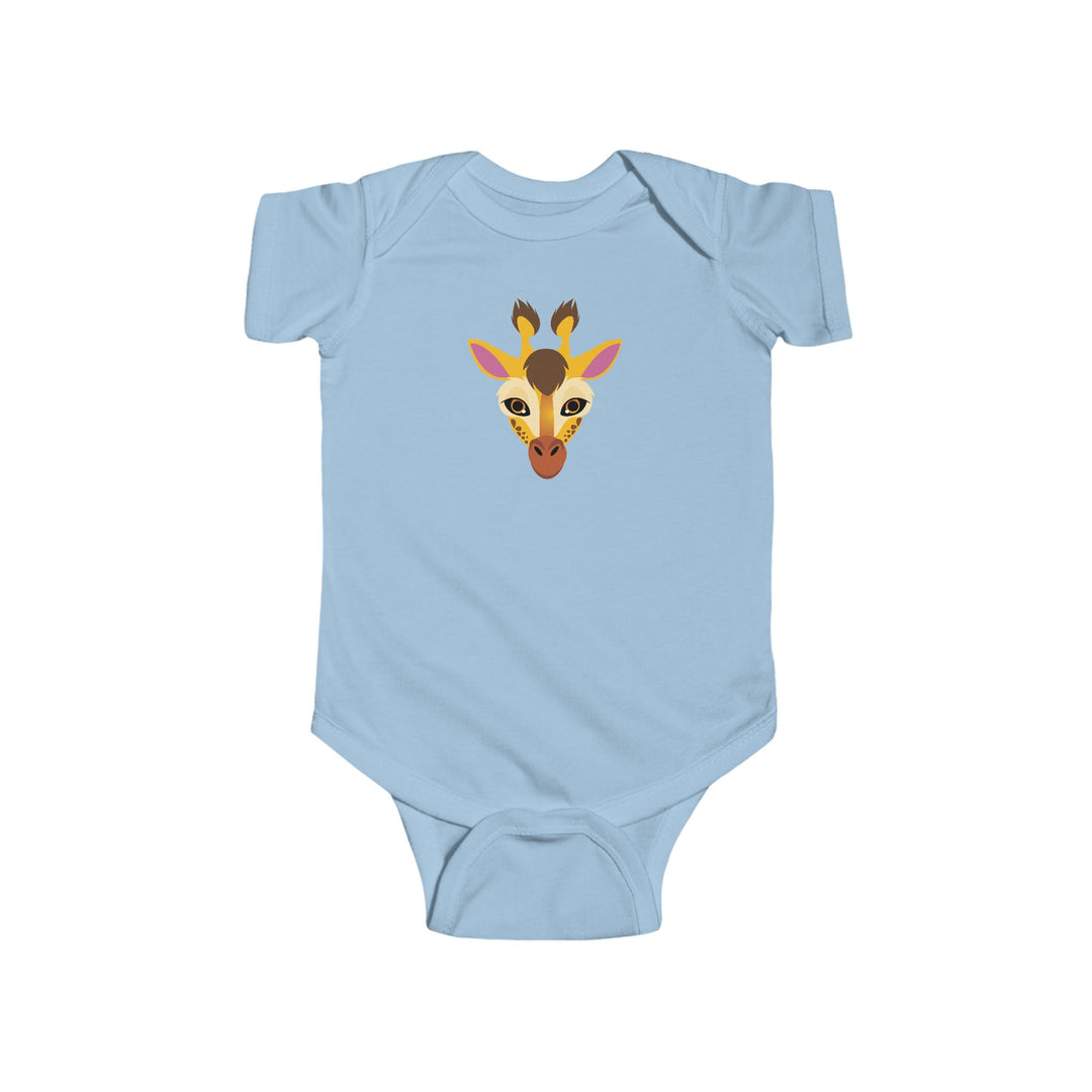 Giraffe Wild Faces Soft Baby Bodysuit