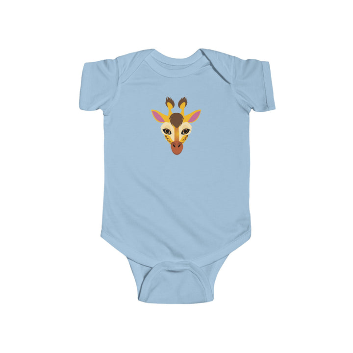 Giraffe Wild Faces Soft Baby Bodysuit