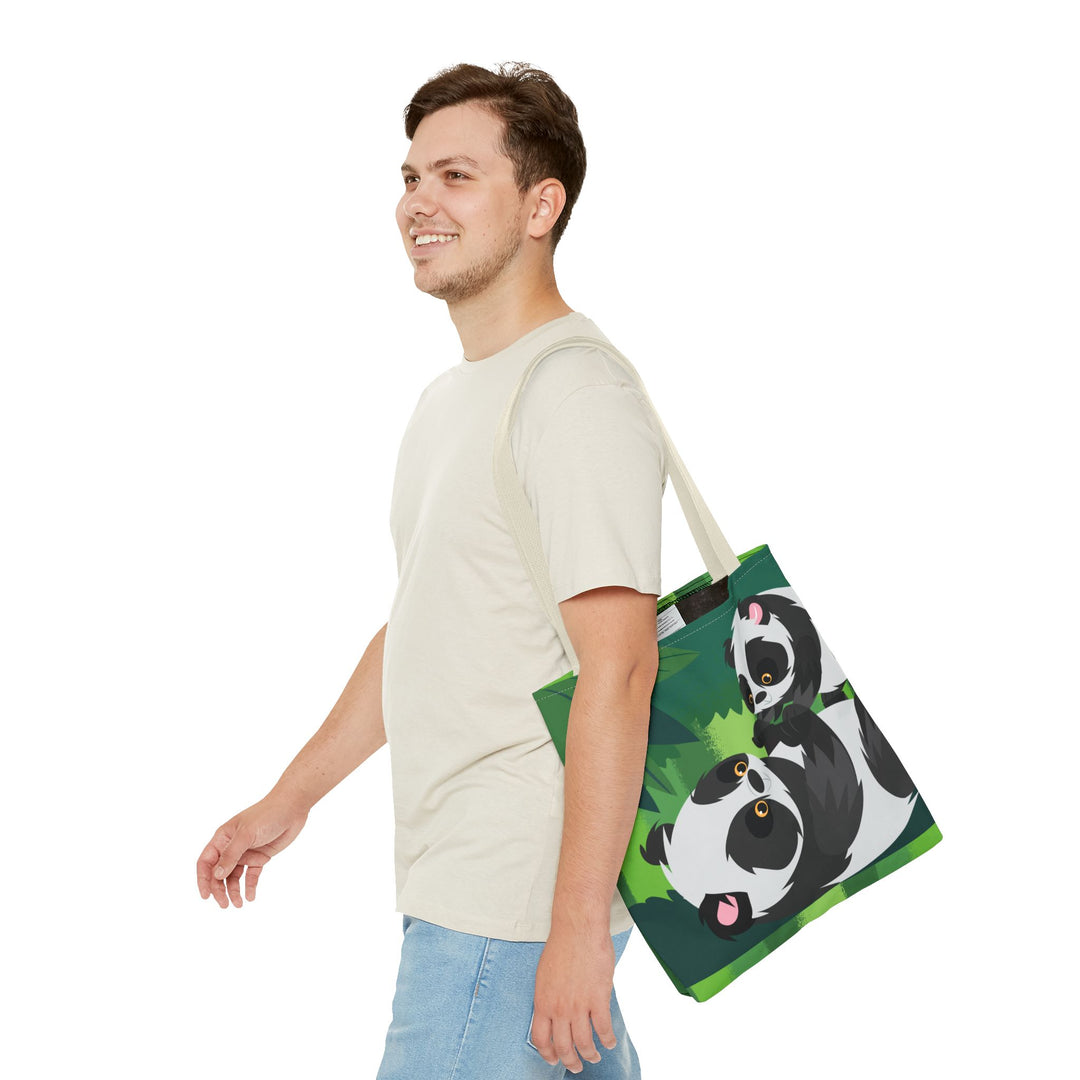 Panda Family Wild Tote Bag