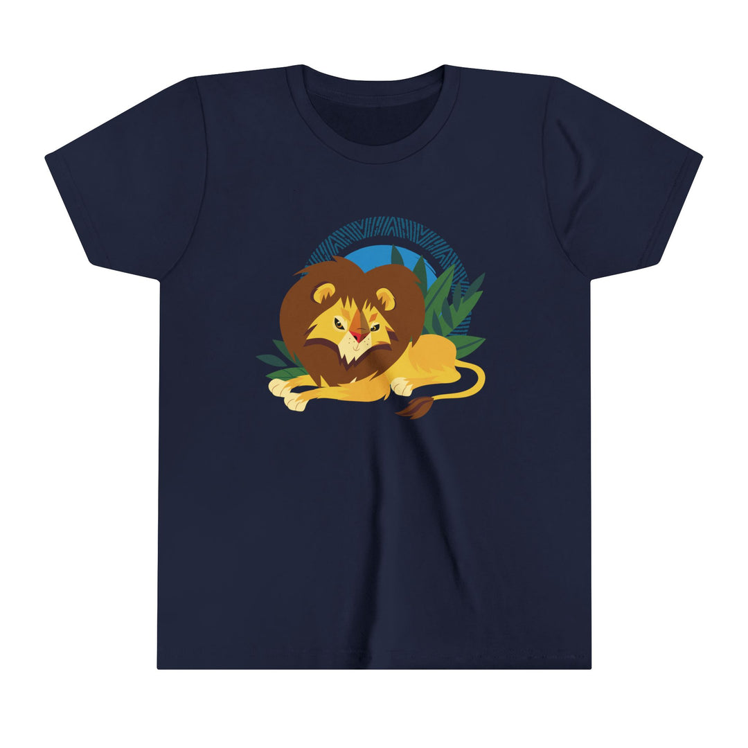 Lion Lounging Halo Youth Soft Shirt